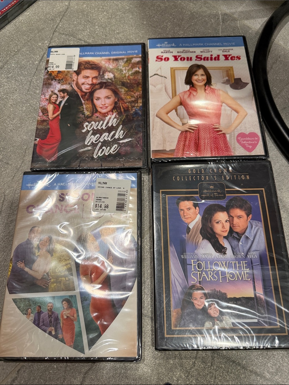 Hallmark DVD’s New Still Sealed.
